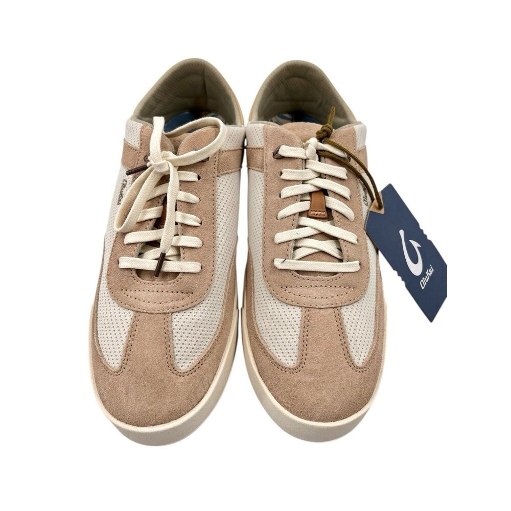 OLUKAI Women's Tan/Tapa Kilea Lace Up Sneakers NWOB 9.5 - Picture 2 of 7